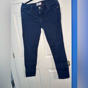 CAbi 3040 Dark Denim Skinny Jeans Cotton Spandex size 8